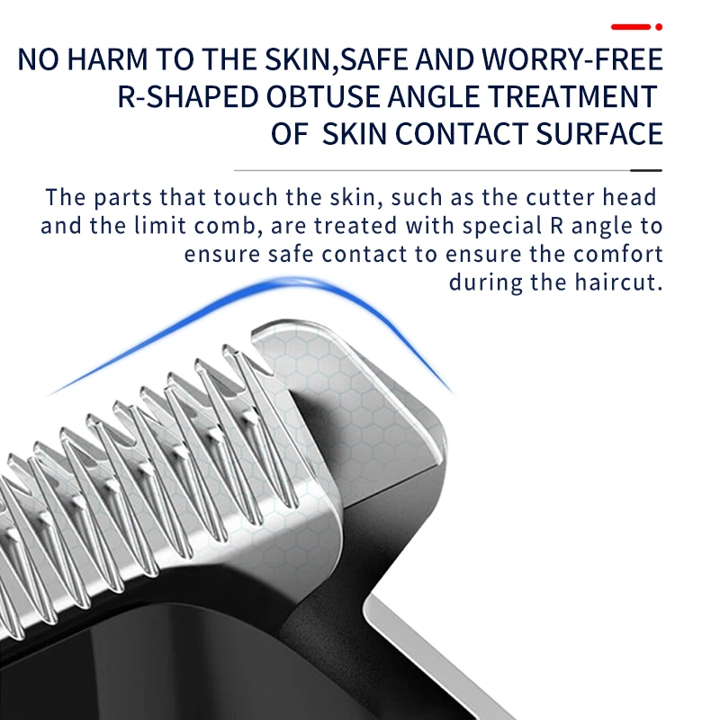 ZeroBlade™ Pro: Cordless 7000RPM Hair Trimmer with LCD Display