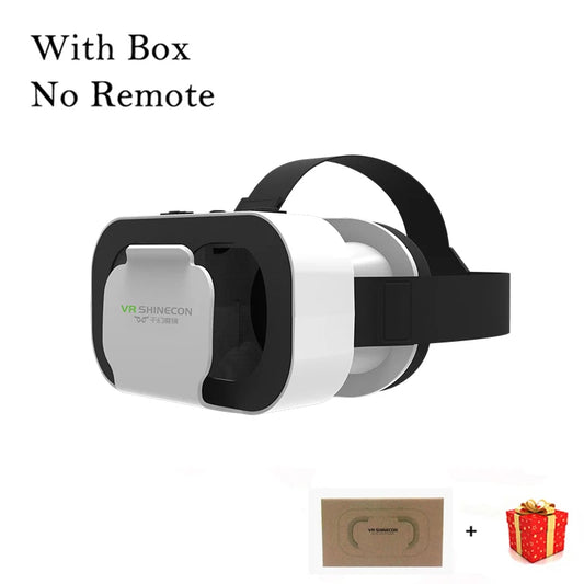 VR Glasses 3D Virtual Reality Headset Devices Helmet Lenses Goggles Smart for Smartphones Phone Cell Mobile Game Viar Viewer Set
