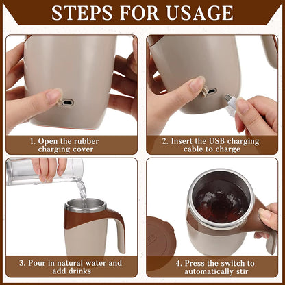 Automatic Self-Stirring Mug – Mix Smarter, Sip Smoother